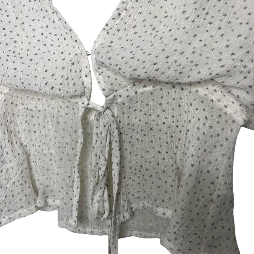 Sage the Label Peplum Star Long Sleeve Top Size XS - Picture 2 of 6